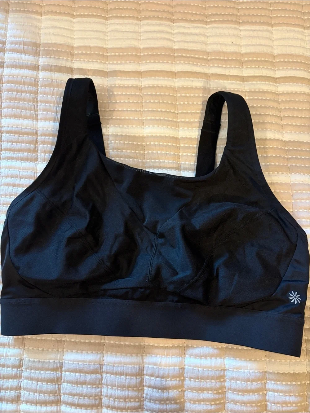 Athleta Black Sports Bra 38DD